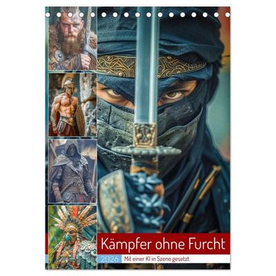 Kämpfer ohne Furcht (Tischkalender 2026 DIN A5 hoch), CALVENDO Monatskalender