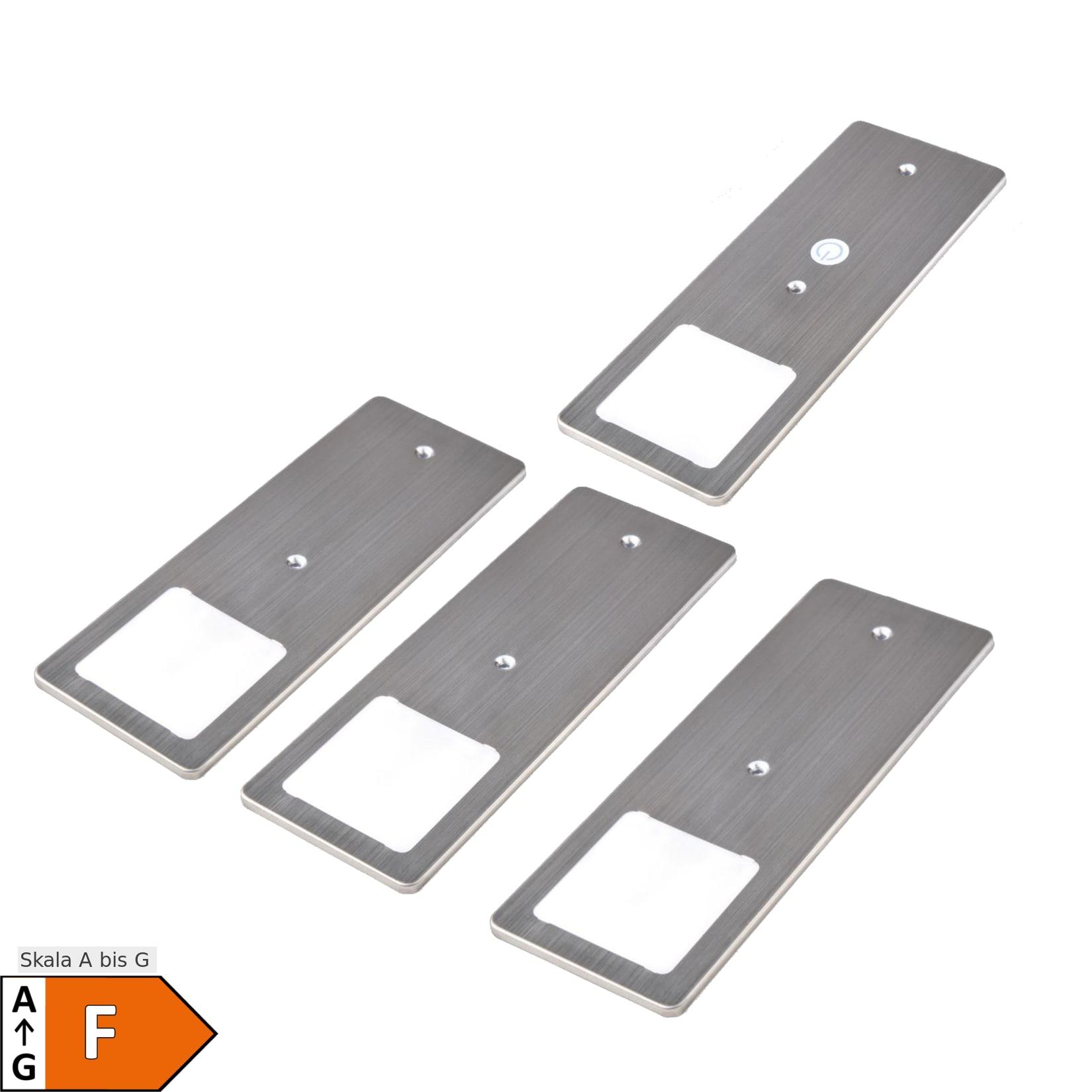 4er Set Unterbauleuchte TooFlat warmweiß