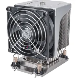 Silverstone SST-XE04-4189B - Xenon 4U small form factor server / workstation CPU cooler for Intel LG (126 mm), CPU Kühler, Silber, Schwarz