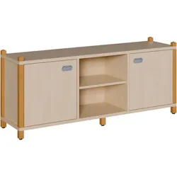 Stollen-Raumteilerschrank, dreireihig