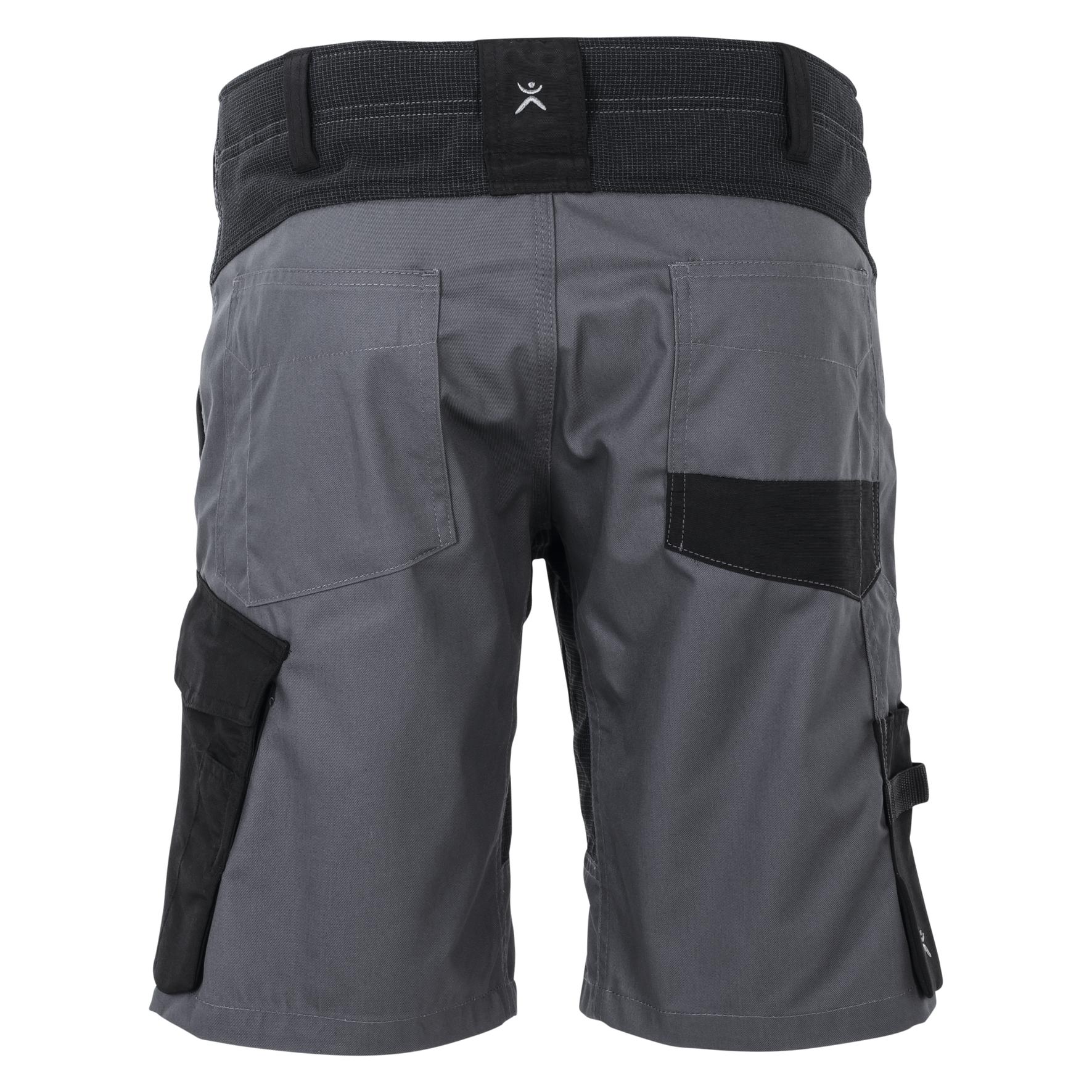 Planam Damen Shorts schiefer/schwarz XL XXL (XXL) (42964767)