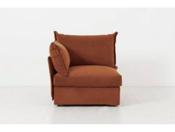 Linke Armlehne für modulares Sofa Model 06, Umbrabraun
