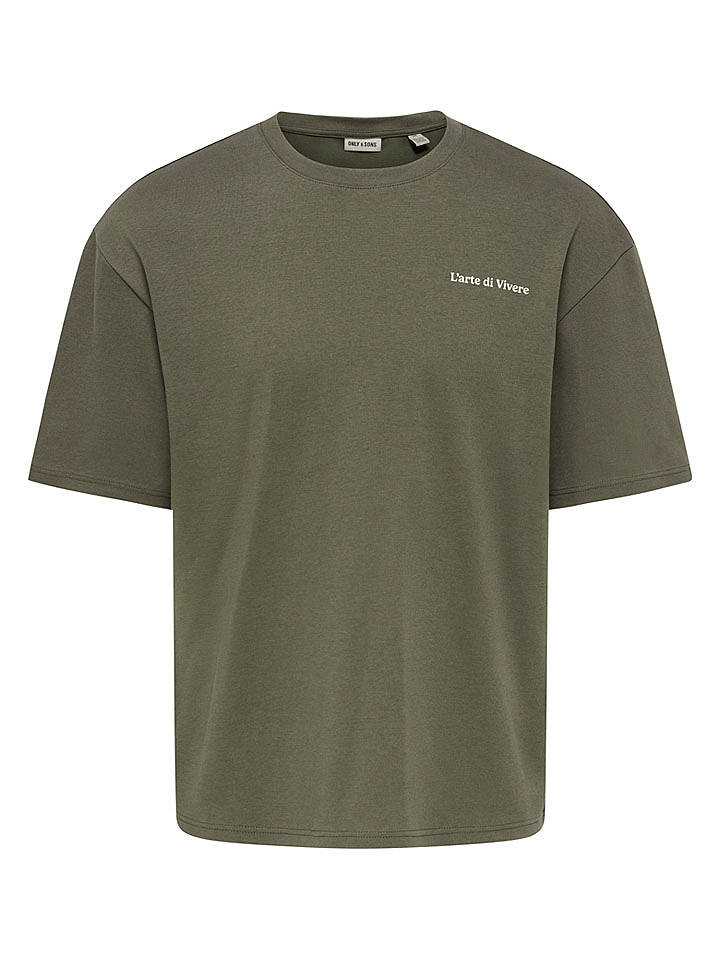 ONLY & SONS Shirt "Caspian" in Khaki - L