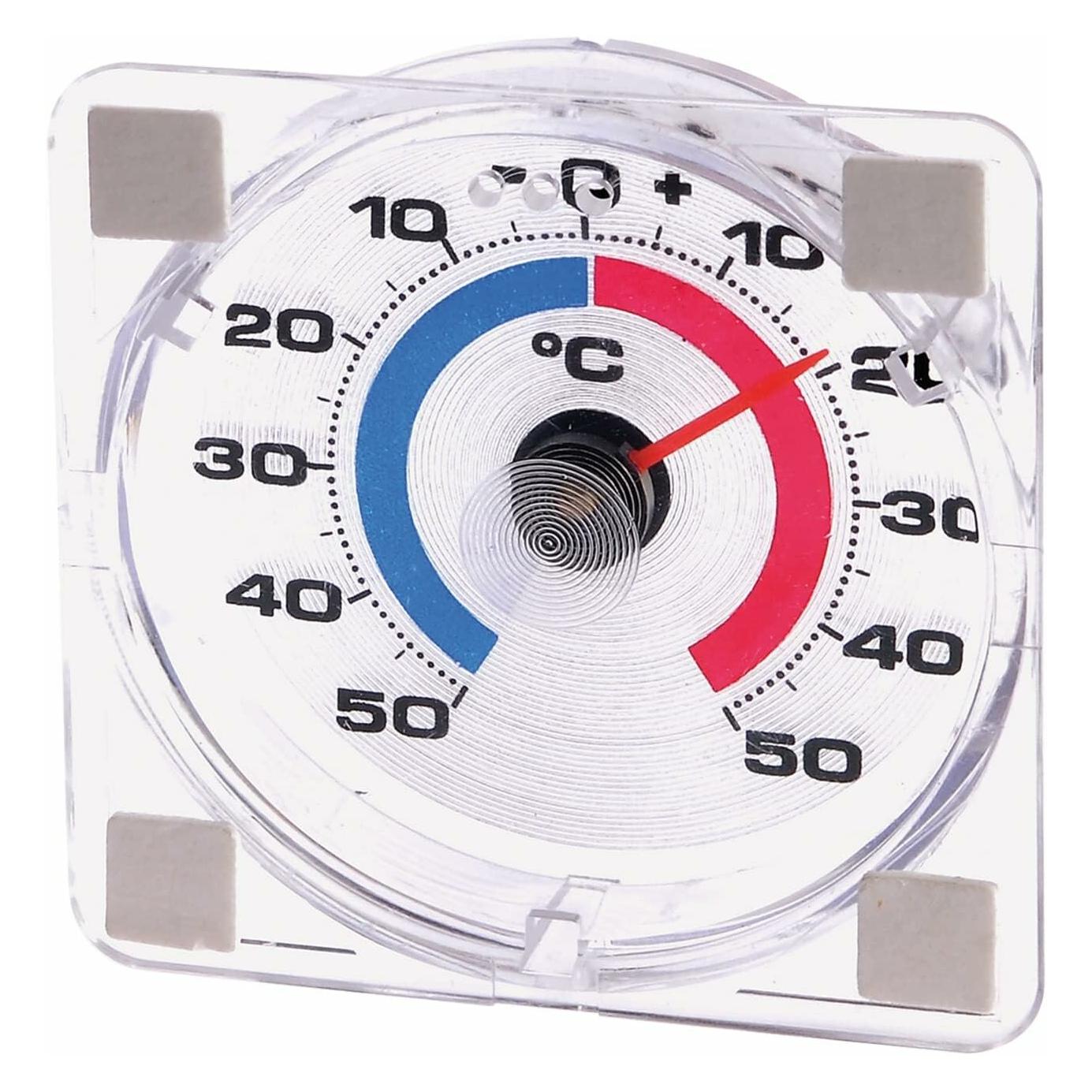 Westmark Fensterthermometer, Messbereich von -50 °C bis +50 °C, Kunststoff, Weiss/Rot/Blau, 52122280 (52122280)