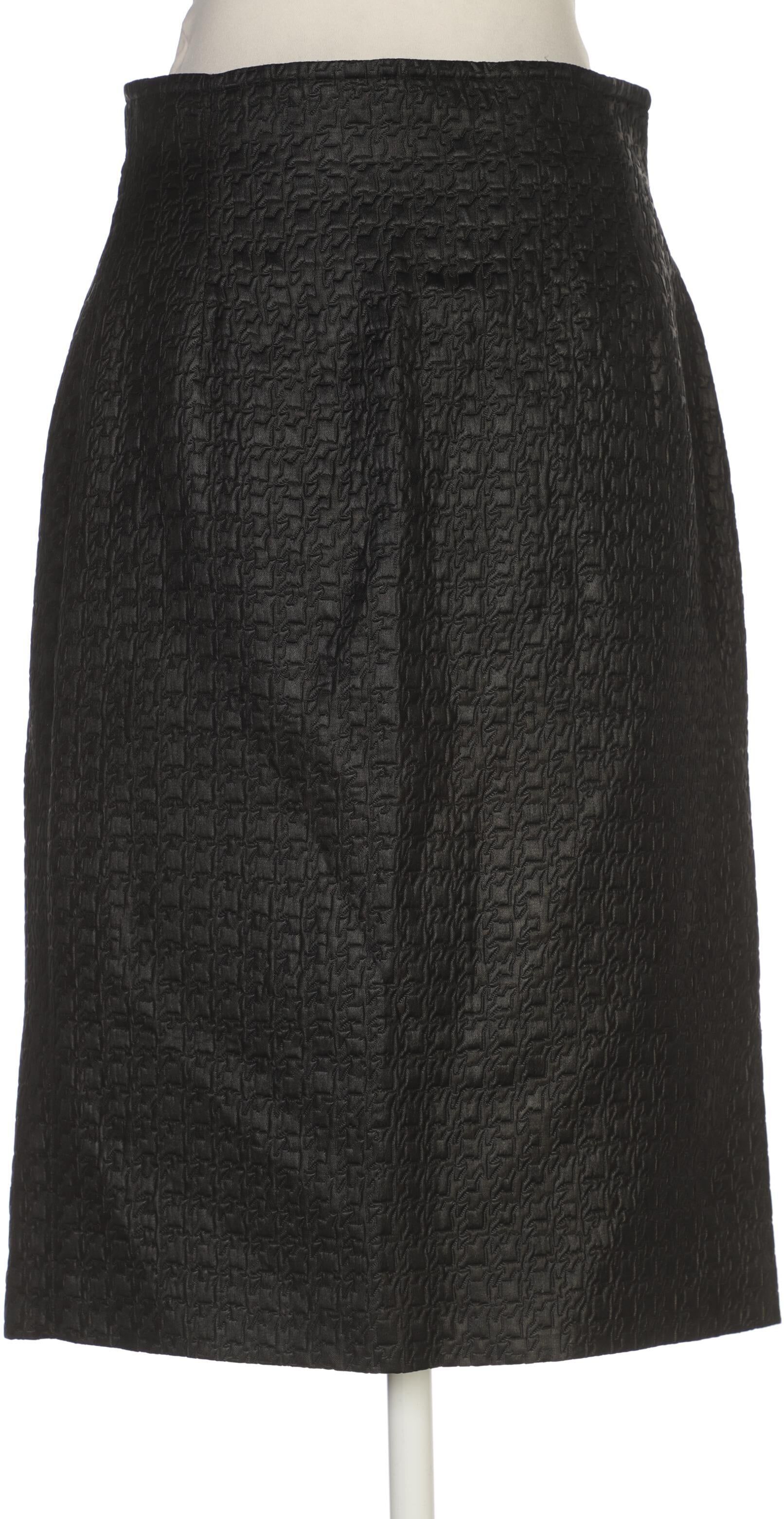 Max Mara Damen Rock, Schwarz, Gr. EU 40, Synthetik / Viskose / Wolle / Seide - Second Hand