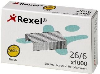 Rexel No.56 26/6 Staples (Pack of 1000)