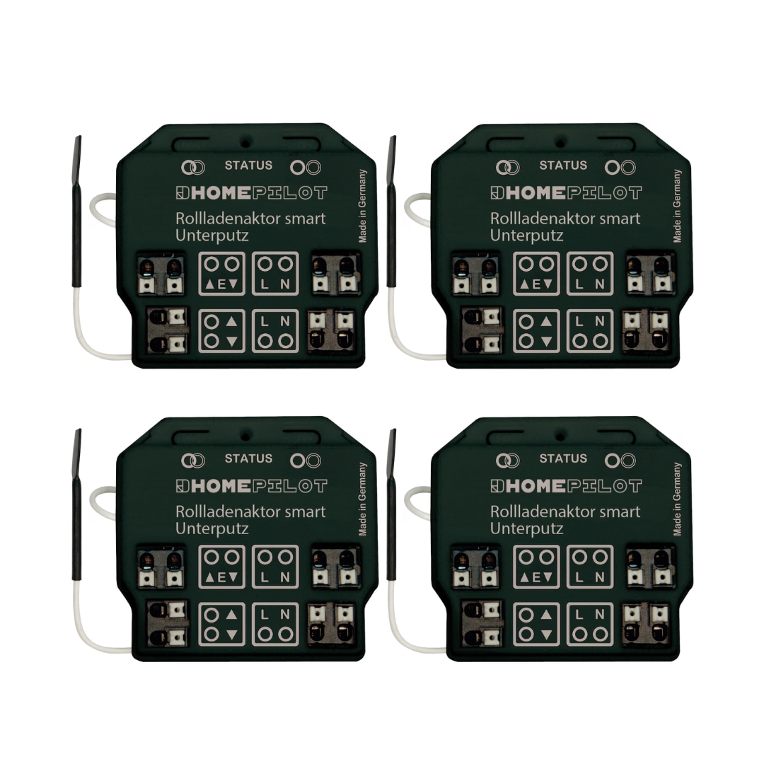 Homepilot Rollladenaktor smart - Unterputz . 4er Pack