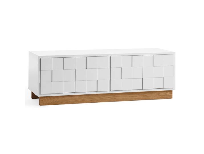 A2 Banc multimédia Collect 2010 Blanc – socle en chêne