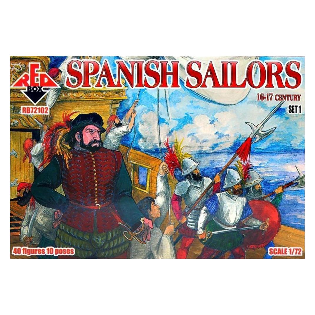 Red Box Spanish Sailors, 16-17th century (RB72102)