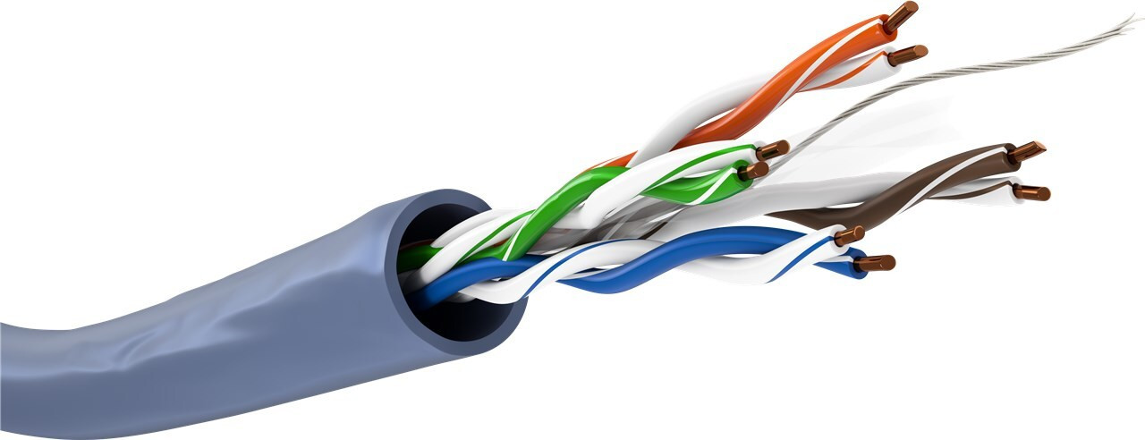 Goobay CAT 6a netwerkkabel U/UTP, blauw, 305 meter