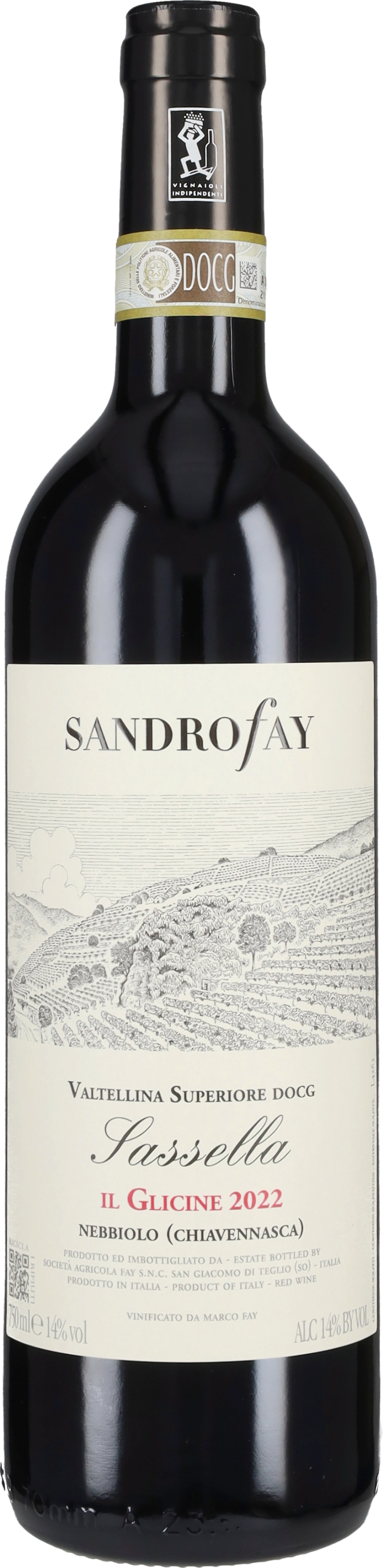 Fay Sandro Valtellina Superiore Sassella 'Il Glicine' Fay 2023
