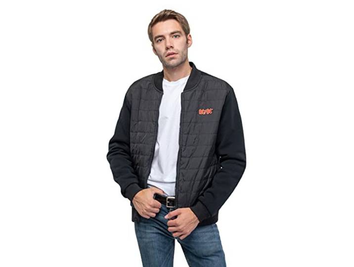 AC/DC Voltage Band Logo Quilted Jasje L