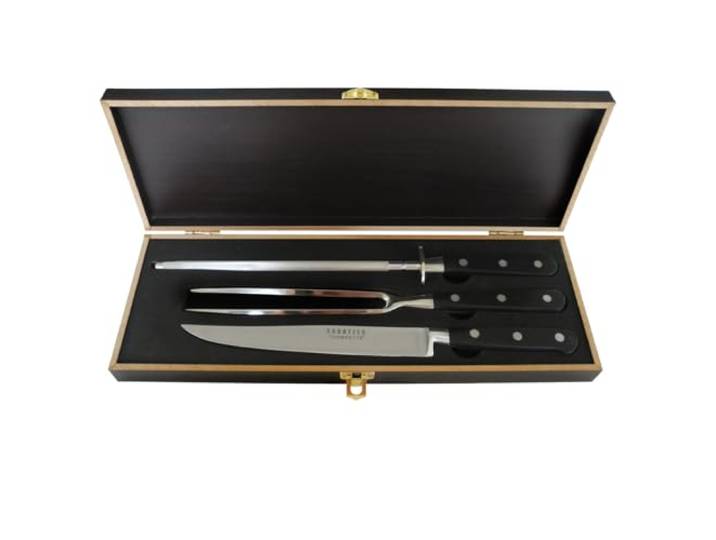Richardson Sheffield Sabatier Trompette - Coffret bois de 3 pièces à découper