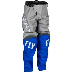 Fly Racing F-16, Textilhose Kinder - Grau/Blau - 18