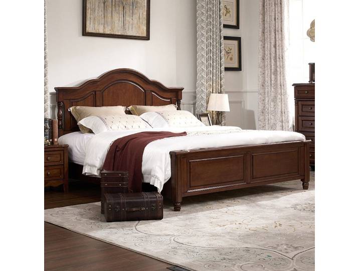 Xlmoebel Holzbett Hochwertiges Holzbett in elegantem Design (180-200 Bett), Hergestellt in Europa