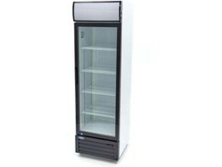 Réfrigérateur à Boissons Pro avec Étagères Réglables - Maxima - Noir - l605- L1- P578- h1980- Acier
