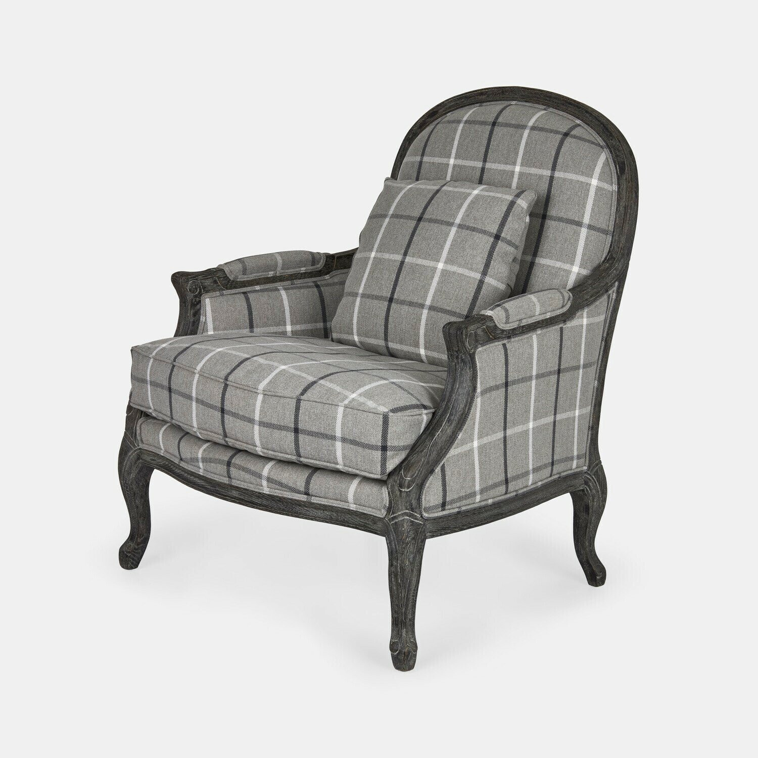 Loberon Fauteuil Hathwell grijs