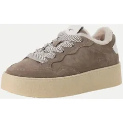 Sneaker mit Teddy-Futter Braun 41