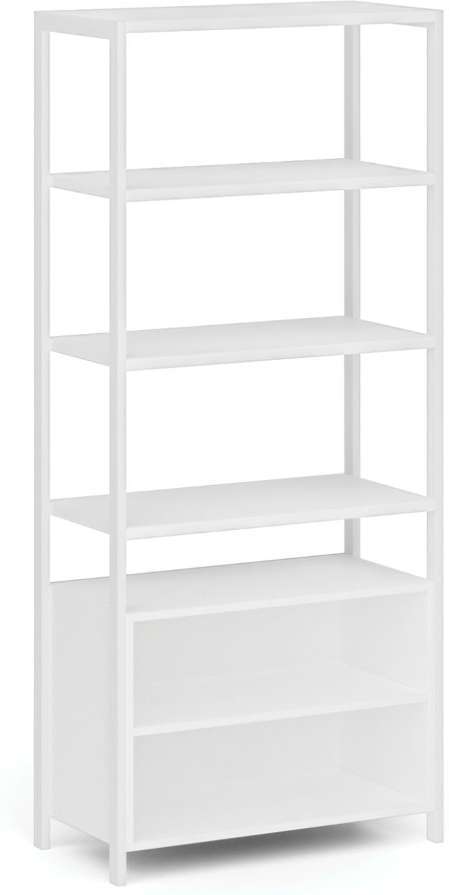 B2B Partner HOME OFFICE Regalwand mit Regalschrank, weiß
