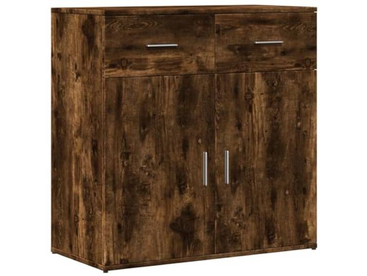 vidaXL Sideboard Räuchereiche 79x38x80 cm Holzwerkstoff