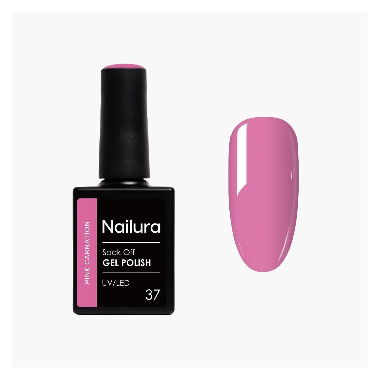 Nailura - Gel Polish 37 - Pink Carnation - 10 ml (Pink Carnation) (70056)