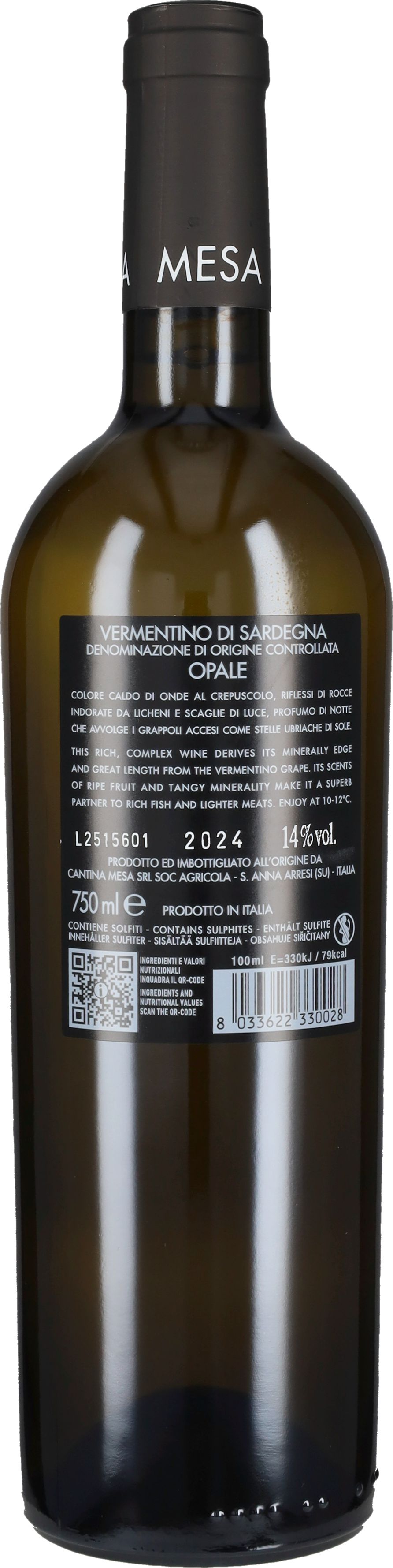Mesa Vermentino di Sardegna 'Opale' 2024