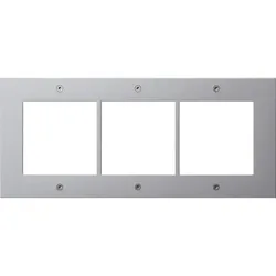 Gira Designrahmen 3fach alu 850365