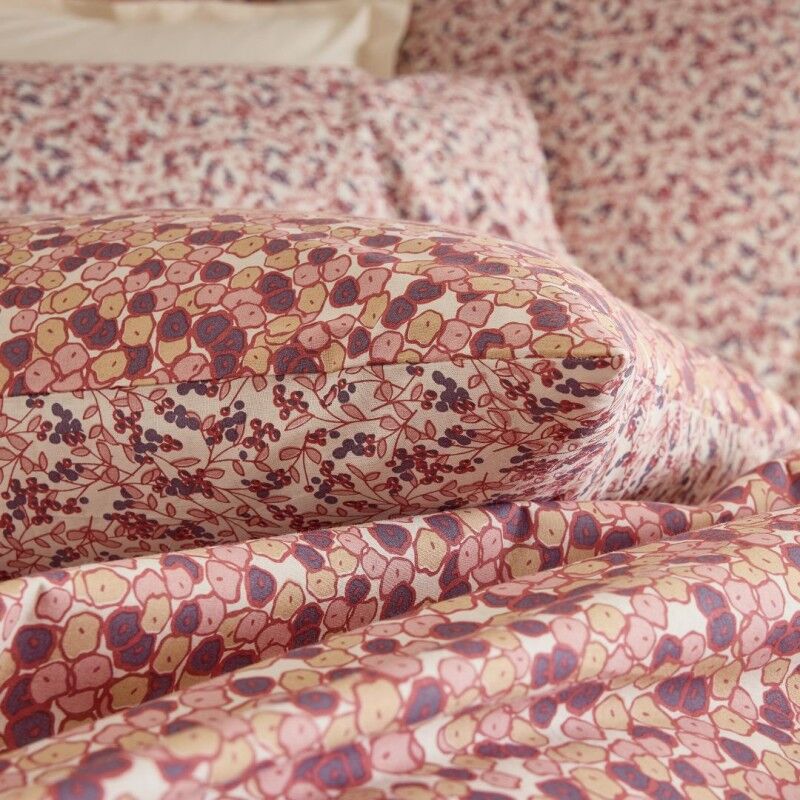 Taie 100% coton Tradilinge MORGANE PRUNE