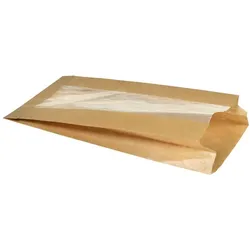 1000x DUNI Snack-Tüte Medium 150 x 50 x 270 mm Braun
