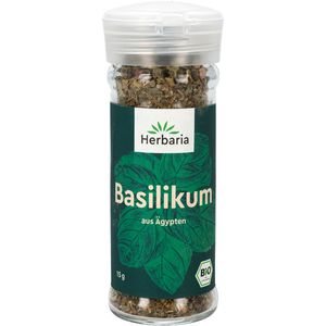 Herbaria Basilikum im Streuer, BIO, aus Ägypten, getrocknet und geschnitten, 15 g