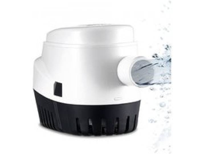VEVOR Pompe de cale, 1100 GPH, pompe à eau de cale submersible automatique 12 V avec interrupteur à flotteur diamètre de sortie 29 mm pompe de cale électrique pour bateaux, étangs, piscines, sous-sols