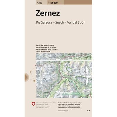 1218 Zernez, Sonstige von , Swisstopo, 978-3-302-01218-6
