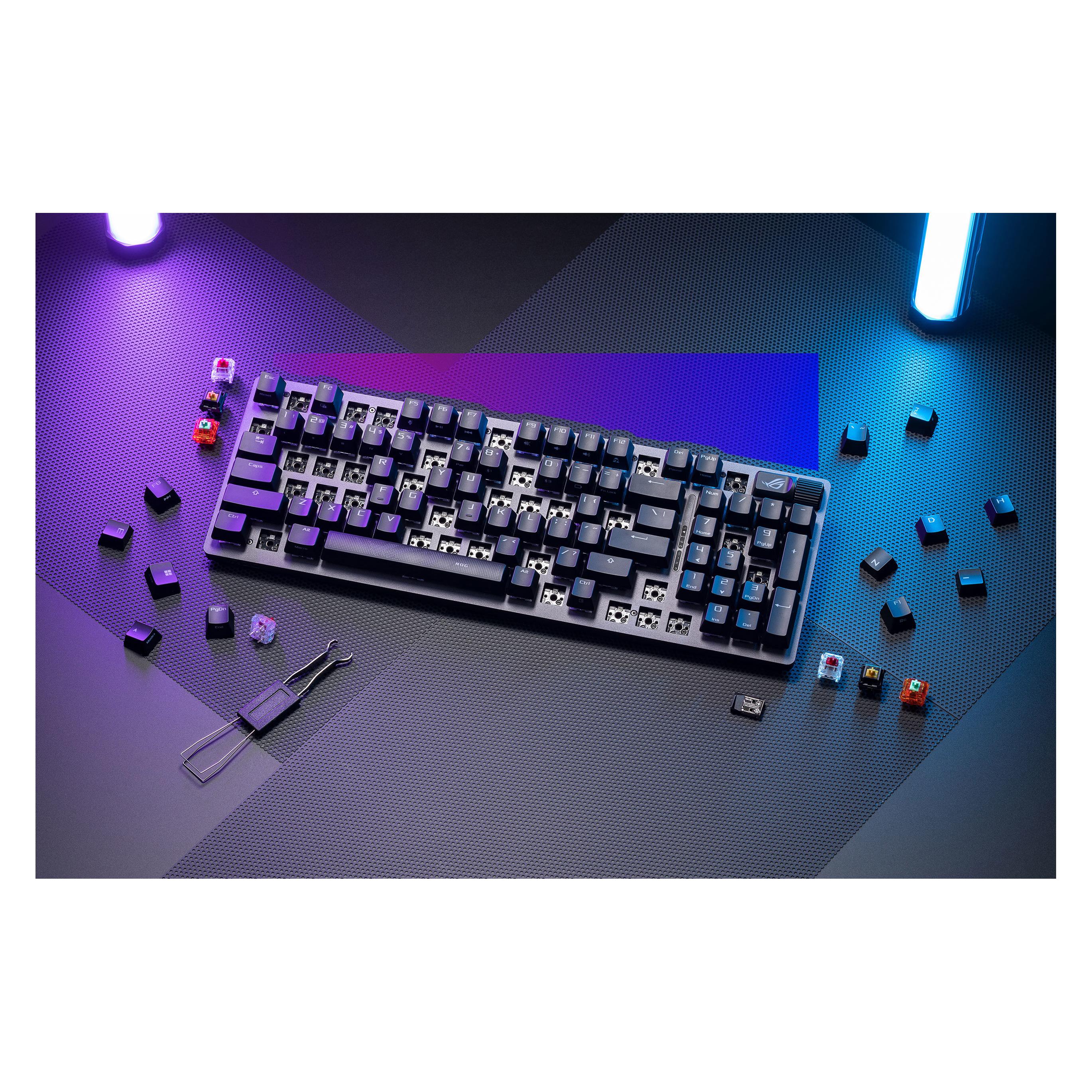 ASUS ROG Strix Scope II 96 (DE, Kabelgebunden, Kabellos) (90MP037A-BKDA01)
