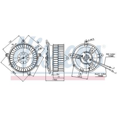 NISSENS Innenraumgebläse 87041 für Mercedes
