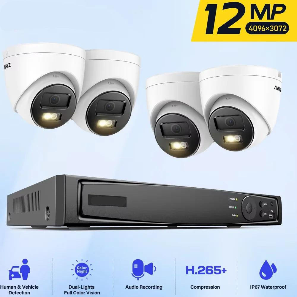 Selius 12MP Beveiligingscamera PoE Videobewakingscamera