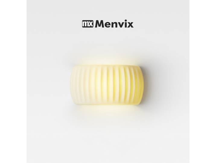 Menvix-Applique Murale Nordique Minimaliste en Résine, Design Moderne, Forme de Citrouille, Lustres de Décoration pour Couloir et Chambre à Coucher