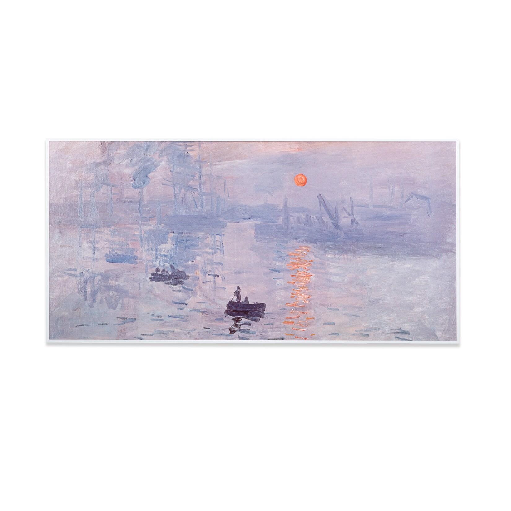 Wonderwall Air Art Smart Infrarotheizung 120x60cm 700W Wandinstallation App-Steuerung Sonnenaufgang