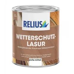 Relius Wetterschutzlasur eiche mittel 0,75Ltr. * 309854