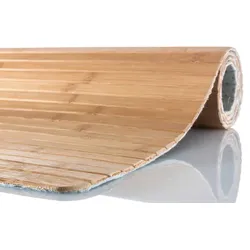 Kleine Wolke Badematte Bambus Natur 60 cm x 115 cm