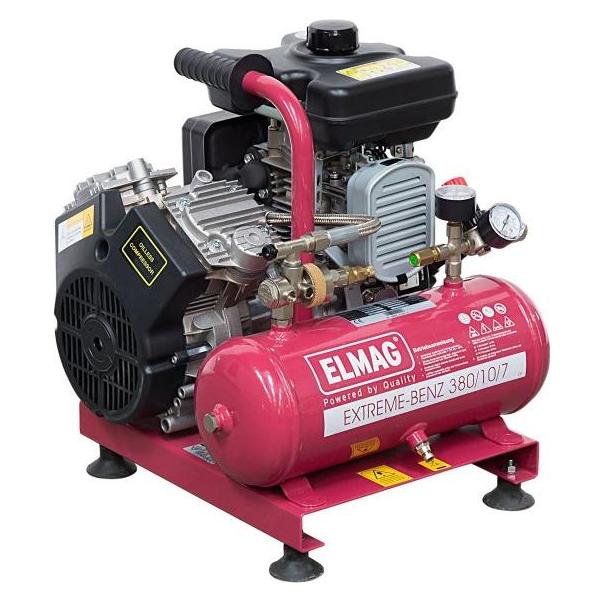 Elmag Kompressor EXTREME-BENZ 380/10/7 - Motorkompressor ölfrei (7 l, 10 Bar) (21204)