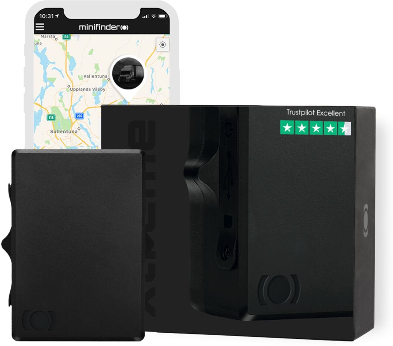 MiniFinder Xtreme Pro   Svart