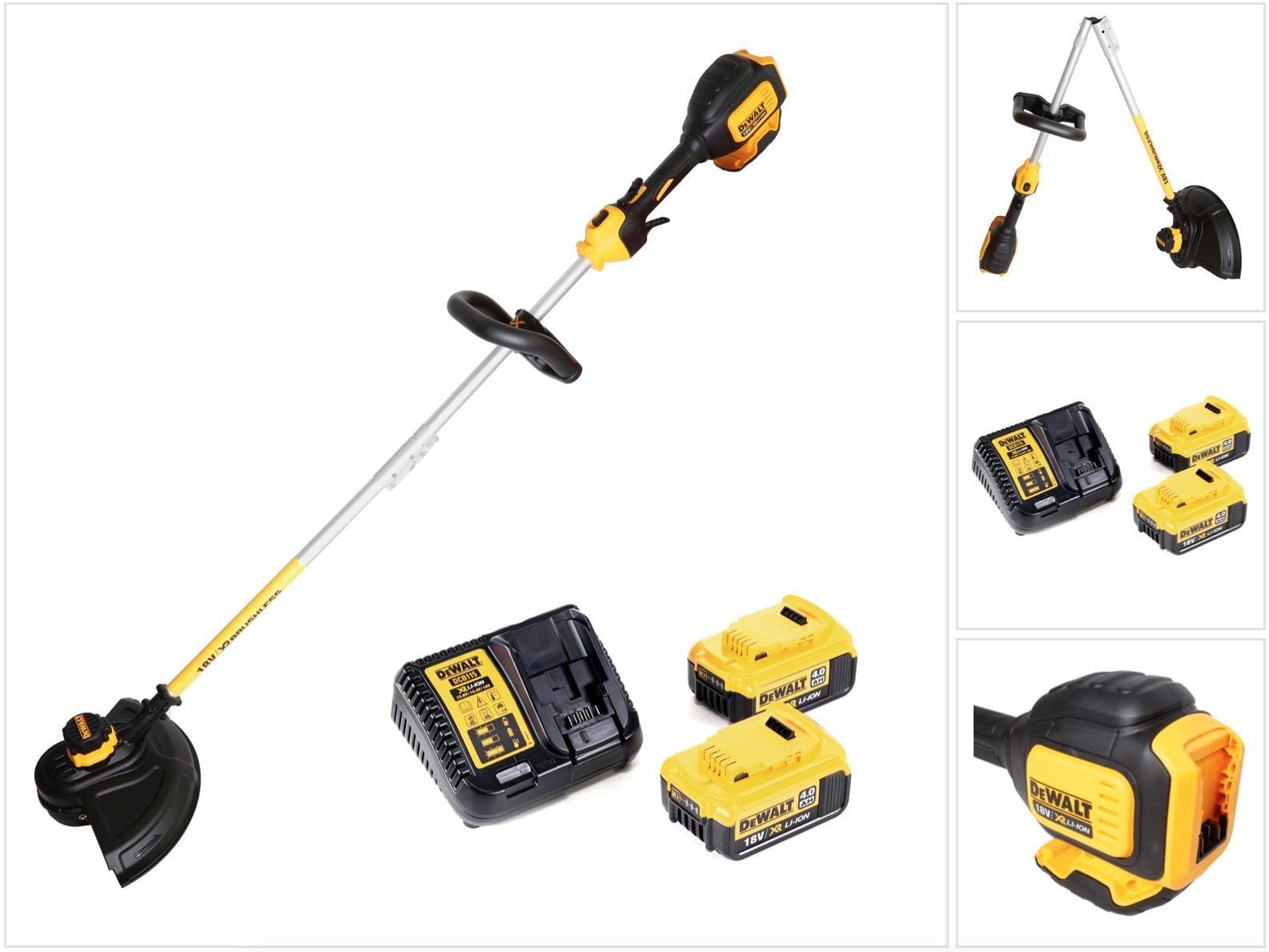 DeWalt DCM 561 PBS accu grastrimmer 18 V borstelloos met 2x 4.0 Ah accu en lader