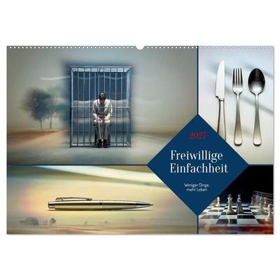 Freiwillige Einfachheit (Wandkalender 2027 DIN A2 quer), CALVENDO Monatskalender