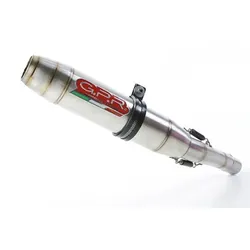 GPR Endschalldämpfer Kawasaki Ninja 250 R 2007/14 Racing slip-on exhaust Deeptone Inox