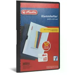 Herlitz Klemmhefter A4, schwarz
