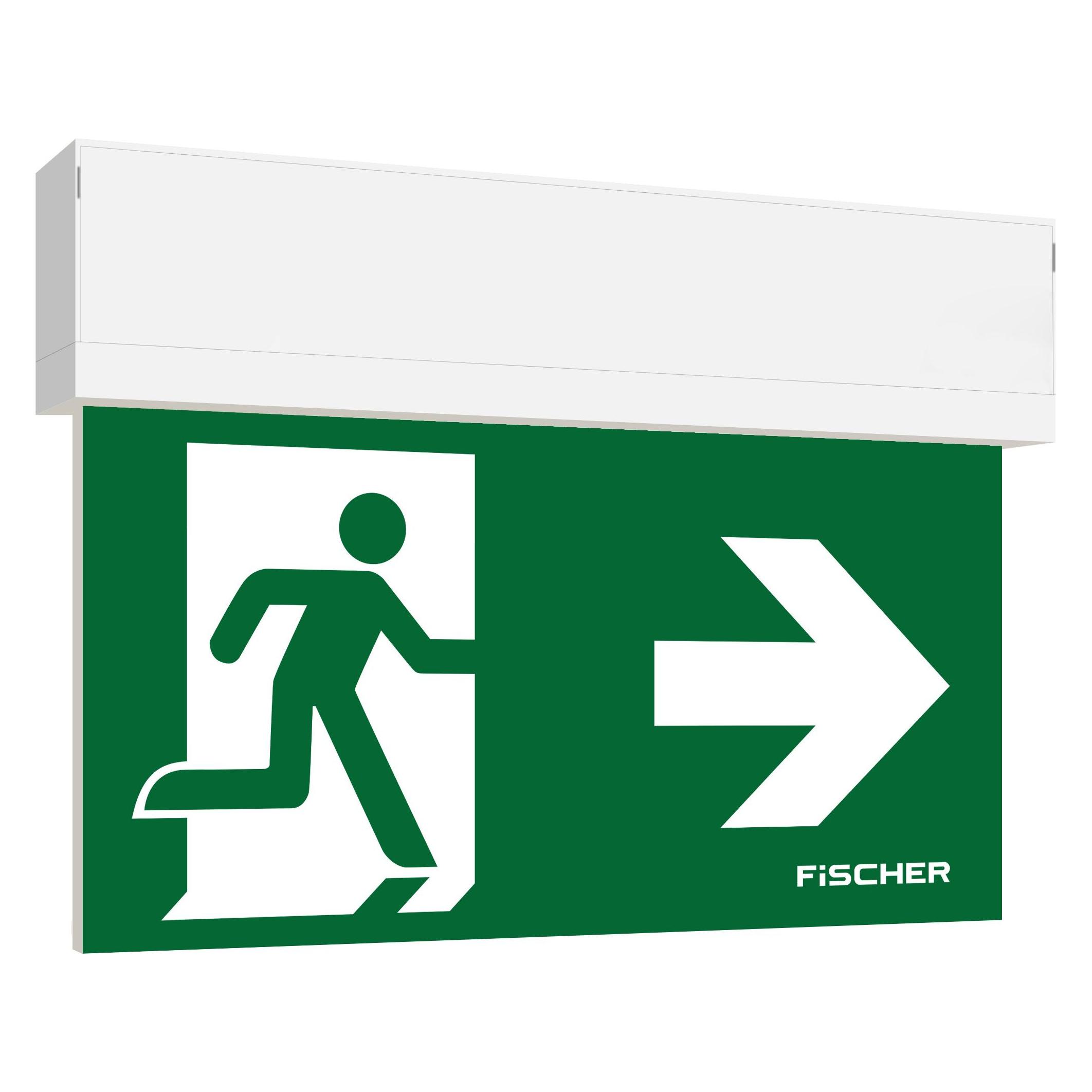 Fischer LED-Rettungszeichenleuchte (S1-U383AT2.V5)