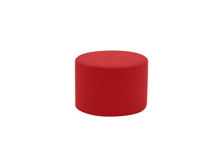 Softline Hocker Drum rot, Designer Softline Design Team, 40 cm