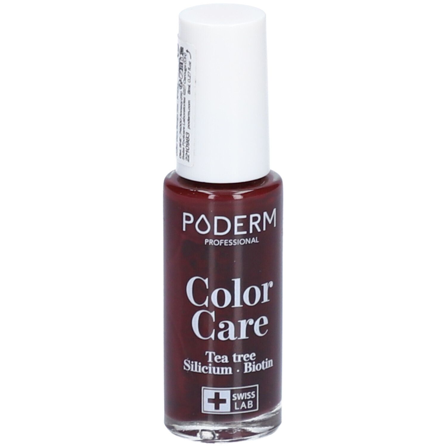 Poderm Vernis Color Care 437 Rouge Noir Fl 8 ml Wirkstoffhaltiger Nagellack