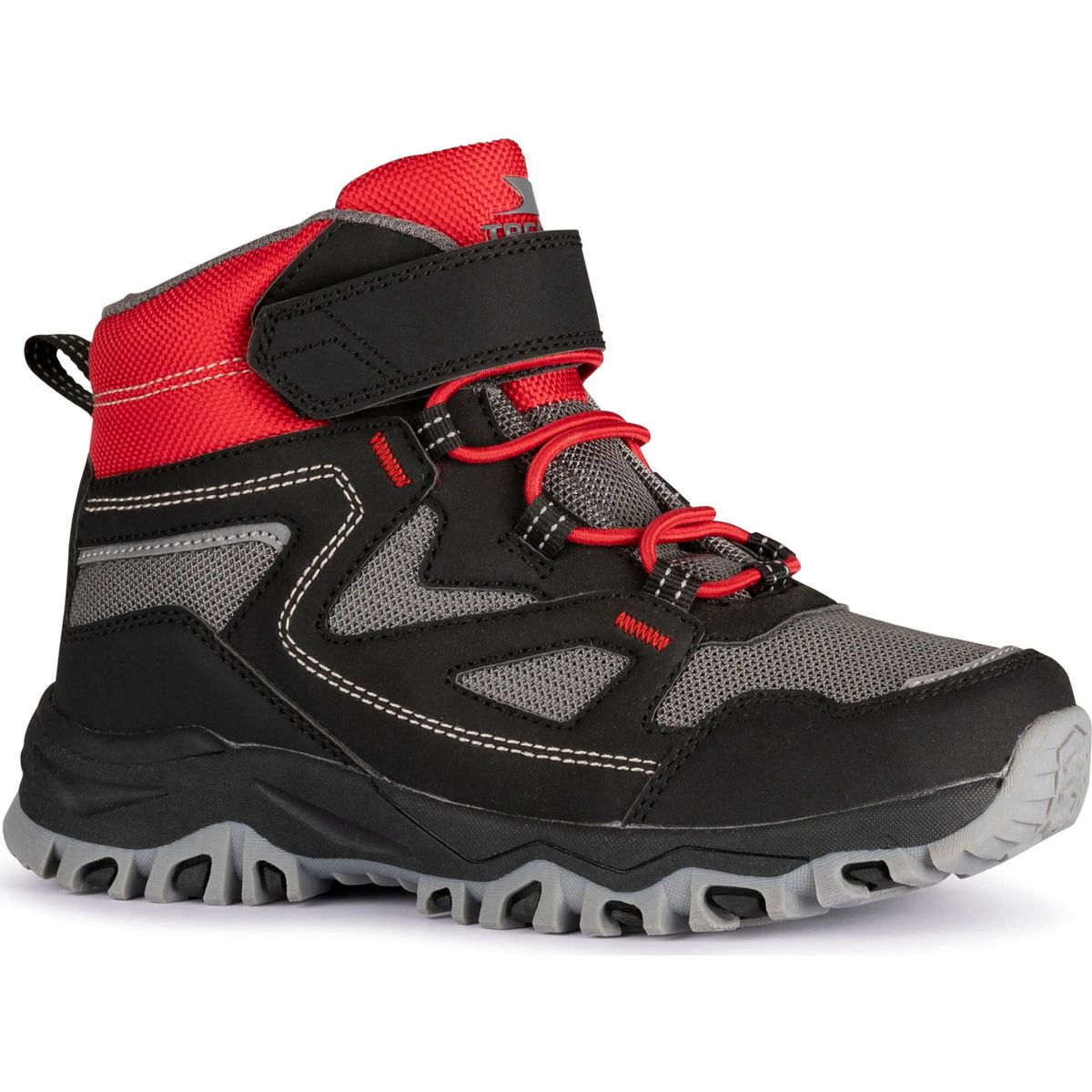 Trespass Adair - Unisex Walking Boot black/red (BLR) 32 UCFOBOTR0020_BLR_32