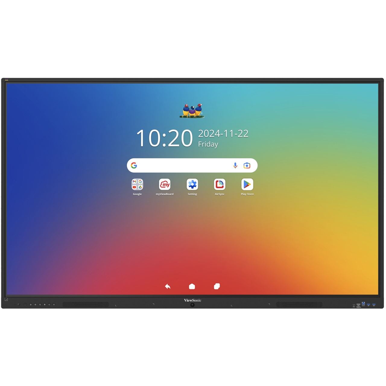 65" (165,10cm) ViewSonic ViewBoard IFP6535-1-1C schwarz 3840x2160 1xDisplayPort / 1xVGA / 3xHDMI